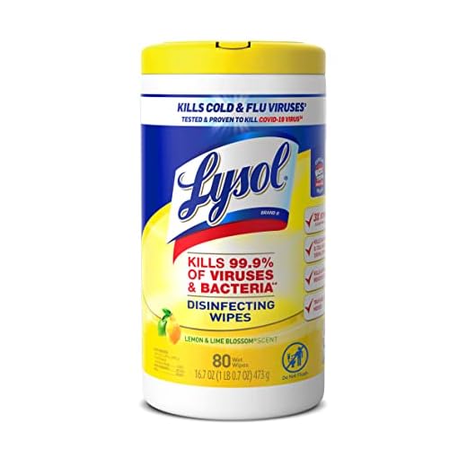 Lysol Disinfecting Wipes Bundle, Home Apartment Dorm Room Essentials and Cleaning Supplies, All Purpose Cleaner, Multi-surface Cleaning Wipes, Lemon and Lime Sanitizing Wipes Bundle, 80 Count