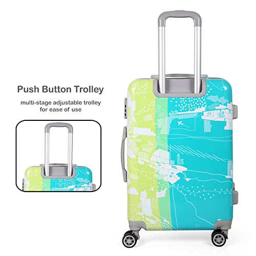 Image of Polo Class 2Pc Set Travel Trolley Bag (20 /28 inch) - Red