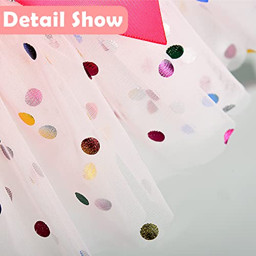 Dog Birthday Dresses Summer Dog Dresses For Small-Medium-Large Dogs Girl Puppy Princess Tutu Cute Dog Tulle Dresses Pet Party Costumes Cat Apparel Dog Outfits Pink, X-Small #TOP5