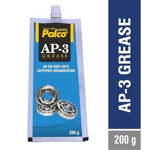 Image of PALCO AP-3 GREASE Pouch 200g (Pack of 5) Multipurpose Water Resistant & Chassis Bearing Lithium Base Anti Corrosion Grease for Car Cycle Bike Chain Lube NLGI-3 Long Lasting Lubricant