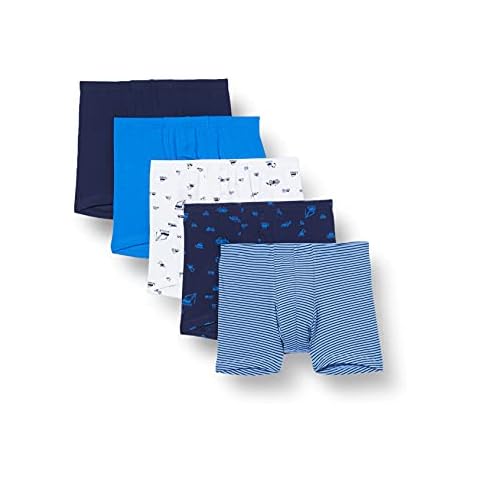 Schiesser Jungen 5 Pack Boxershort Unterhosen - 95/5 Organic Bio Baumwolle - Größe 92 bis 163 Cover