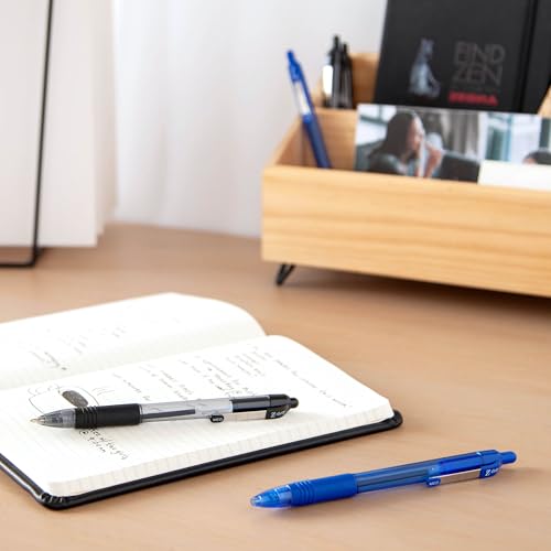 Image of Zebra Pen Z-Grip Retractable Ballpoint Pen, Black /Blue, 1.0mm, 18-Pack