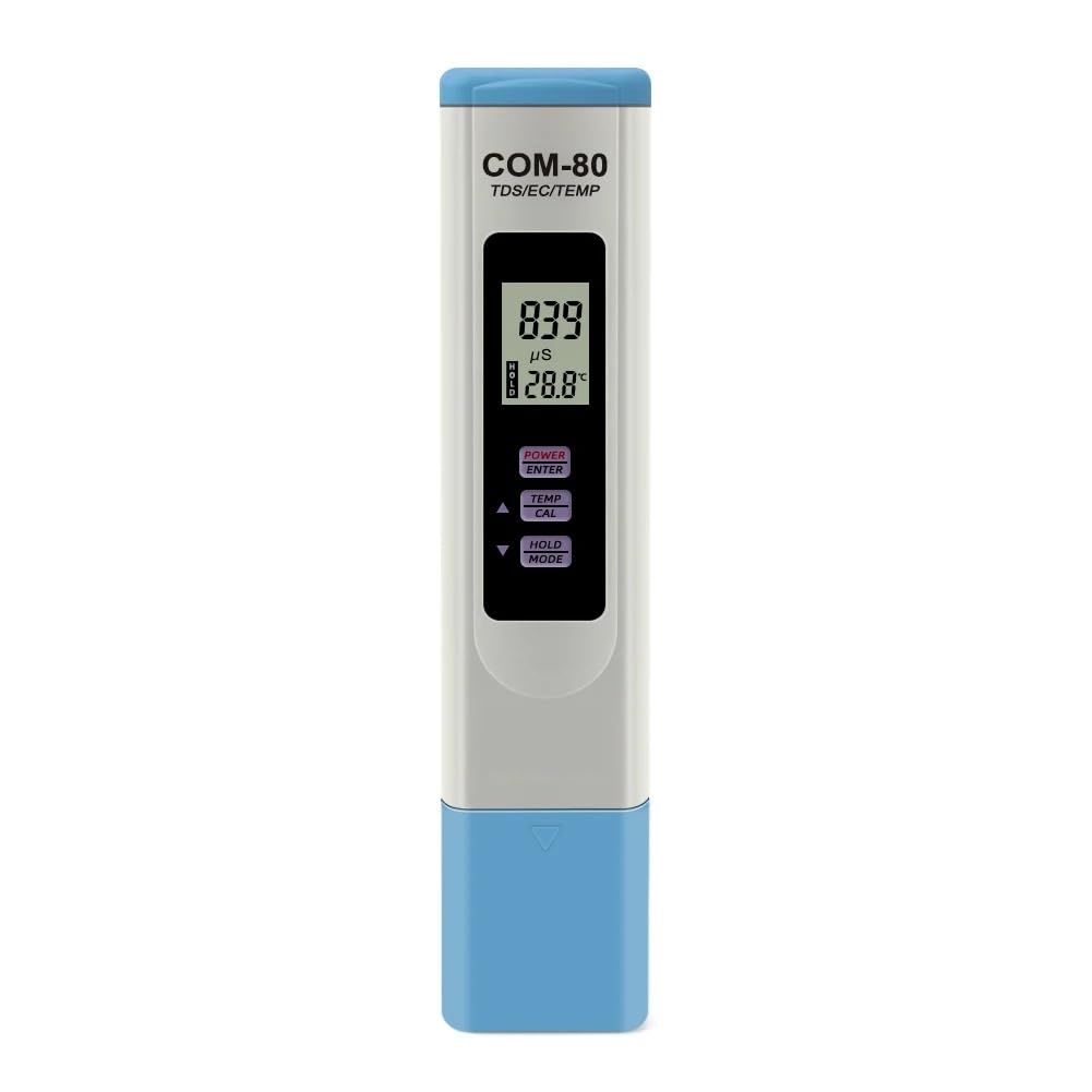 TDS EC TEMP Meter COM-80 Moniteur de solides dissous totaux