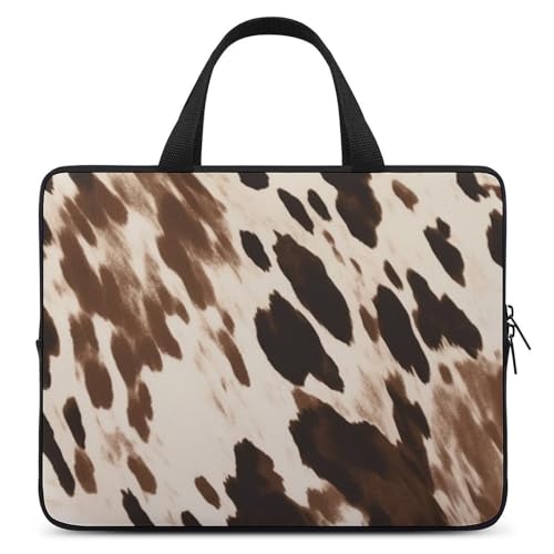 Housse pour ordinateur 15 pouces motif vache étanche pour protéger votre PC portable