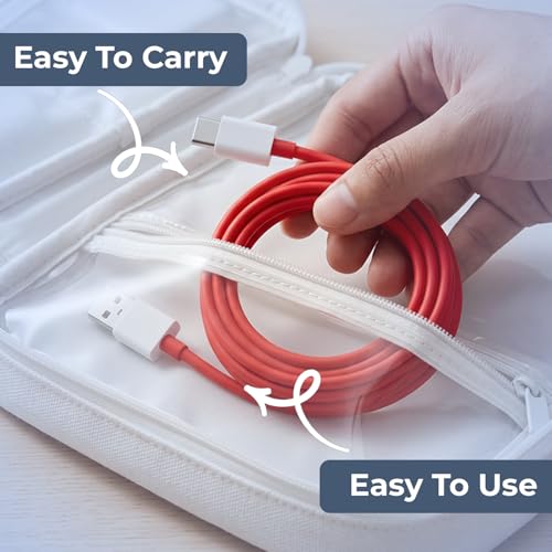 Image of UNIGEN 100W SUPERVOOC USB A to Type C Fast Charging Cable, 10A Output, Data Cable with 480Mbps Compatible with OnePlus, Oppo, Realme & Type-C Devices
