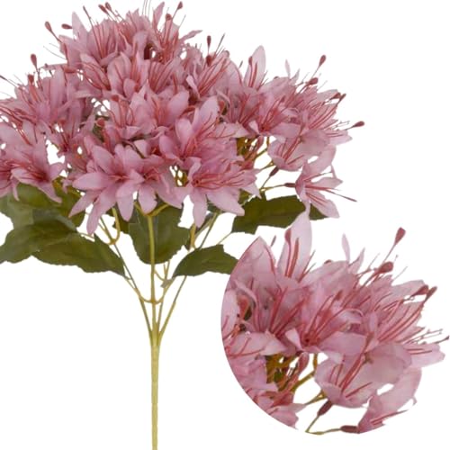 Buquê Lírio Artificial 90 Mini Flores Decoração Enfeite Casa Rosa