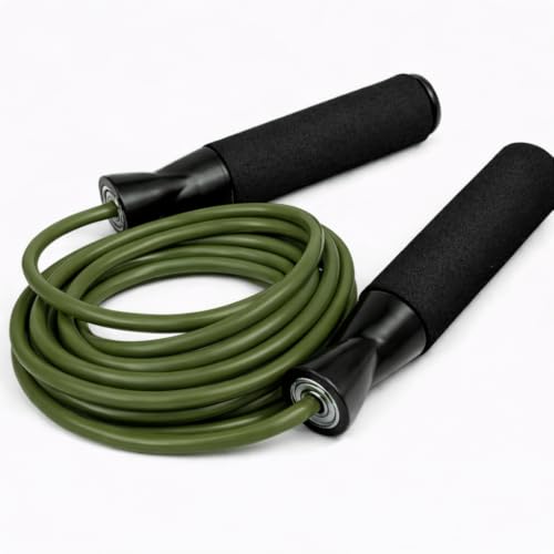 Image of worldwide Skipping Rope for Men, Women & Kids | Adjustable Jump Rope with Foam Handles | Tangle-Free Speed Rope for Fitness, Weight Loss & Home Workout | Exercise Rope