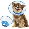 Vivifying Dog Cones for Small Dogs Adjustable 57 8in Pet Cone Lightweight Recovery Elizabethan Collar for Cats Puppies and Mini Dogs Blue
