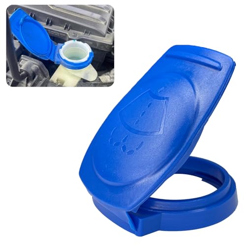 ESWW Windshield Washer Fluid Cap Windshield Wiper Fluid Reservoir Cap for VW Atlas Tiguan Jetta GTI Durable Leak-Proof Tank Bottle Lid Automotive Accessories Replacement #3Q0955455 (1PCS)