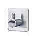 Damage Free Adhesive Hooks Made of Stainless Steel-Heavy Duty（10lb） Ultra Strong (3 Pieces Single Hook)