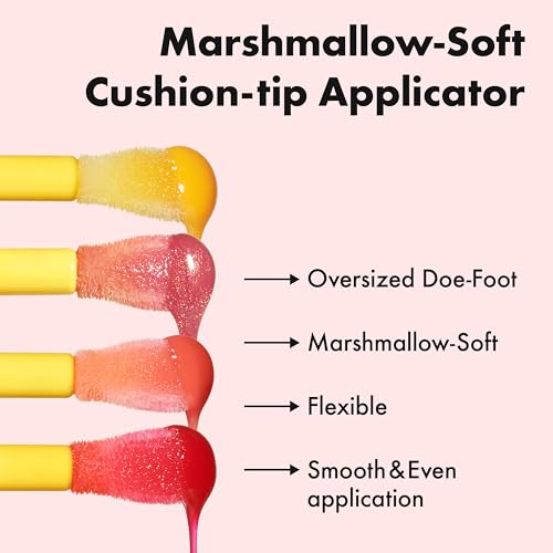 Image of Amuse SEOUL Banana Lip Oil MINI TRIO SET - Moisturizing Lip Oil Stain, Banana Scent, Hydrating Nourishing Crystal Clear Lip Stain, Lightweight Non-Sticky Glossy Finish, Vegan, Korean Beauty Makeup