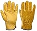 Produktbild Superior Rindsleder Arbeitshandschuhe Rigger Gartenhandschuhe Wasserdicht Dornenfest Gartenhandschuhe Slim Fit verstärkte Stulpenhandschuhe für Damen und Herren (1 Paar)