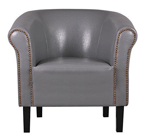 Fortisline Fauteuil Crapaud Monaco Simili Gris W287 06