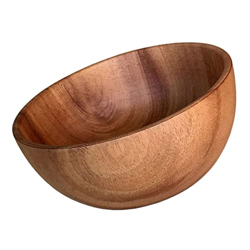 Garneck 2 Piezas De Cuenco De Madera para Mezclar Salsa Ensalada Comida Asiática Congelador Acai Utensilios para Servir Cuenco Decorativo Cuenco De Cereales Cuencos para Cocinar