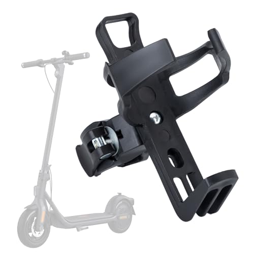 Electric Scooter Water Bottle Holder 360 Rotation Fit Electric Scooter Cup Holder Fast Dismounting Accessories Black