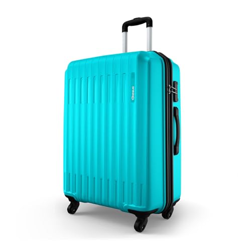 Image of Safari Genius Alley 75cm Large Size Check-in Trolley Bag Hard Case Polypropylene, 4 Spinner Wheels, 360 Degree Wheeling Luggage, Travel Bag, Suitcase for Travel, Trolley Bags for Travel, Scuba Blue