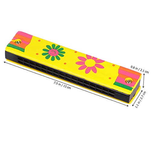 jojofuny Harmonica 4Pcs pour Enfants Orgue À Bouche en Bois Harmonica Drôle Instruments De Musique Jouets pour Débutants… - Les Beatles, Paul McCartney, John Lennon, RIngo Starr, George Harrison jojofuny Harmonica 4Pcs pour Enfants Orgue À Bouche en Bois Harmonica Drôle Instruments De Musique Jouets pour Débutants… – Image 4