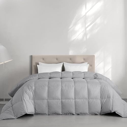Image of Restful Sleep All Weather Comforter Single Bed Size - Dohar /Rajai /Blanket /Duvet -250 GSM Quilt Soft Microfiber Fill Single Size (60 inchX90 inch) - Silver Grey Color