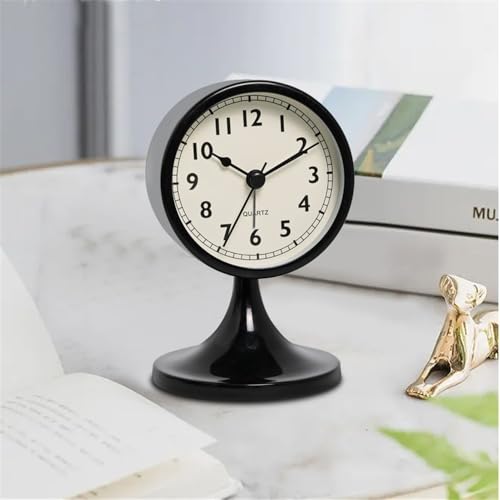 Reloj de Escritorio Vintage Blanco para Decoración del Hogar 4
