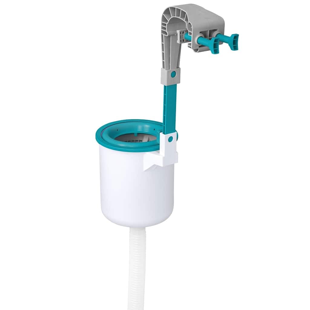 Bestway Flowclear 58233 écumeur Skimmer de Surface Piscine Hors Sol en Plastique résistant à la Corrosion, Panier Filtre réglable pour Filtration Automatique Nettoyage Feuilles débris Eau