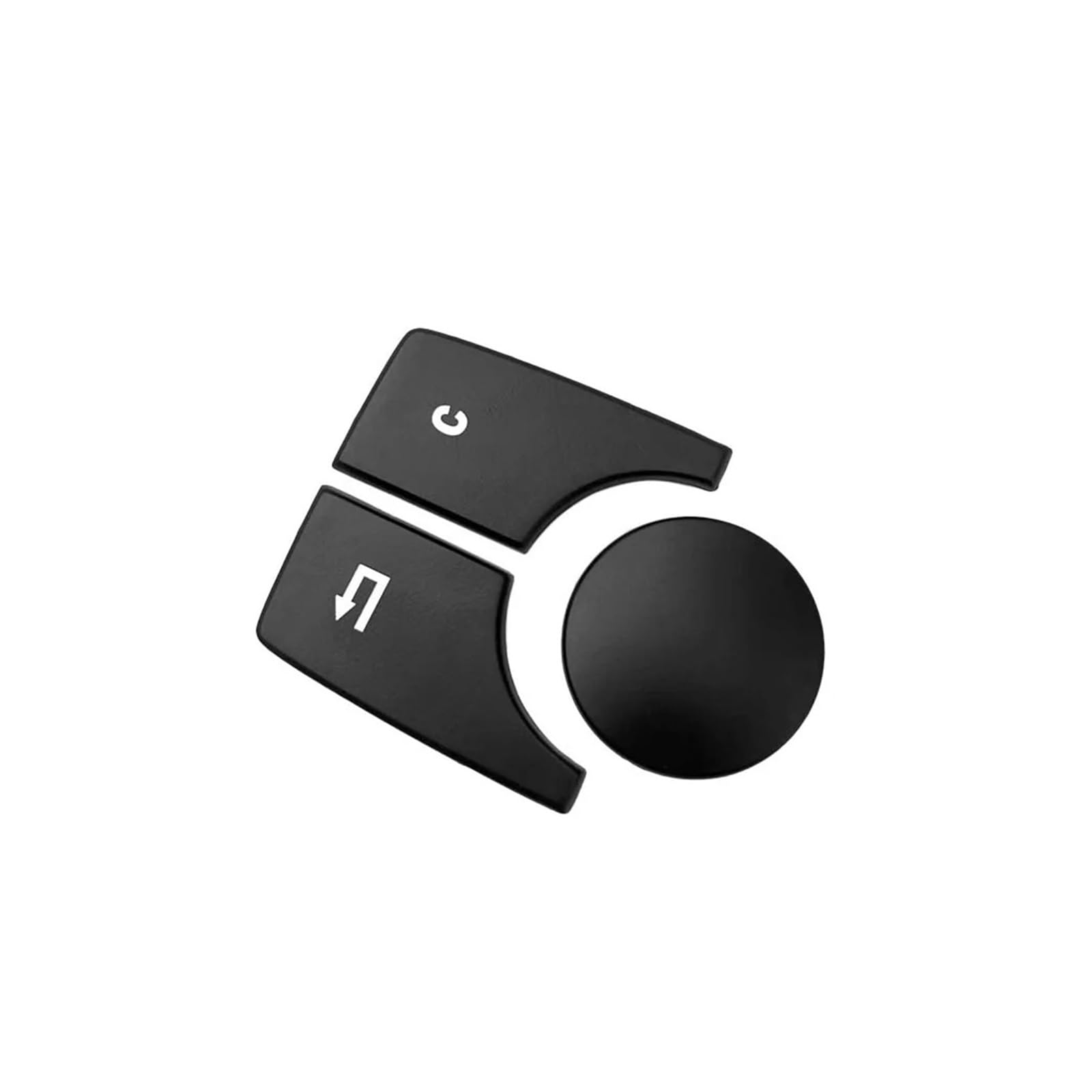 Car Button Sticker Compatible with Benz for E Class for CLA GLA GLK W204 W212 W176 W246 X204 Car Centre Multimedia Function Button Cover Trim Stickers(Size2)