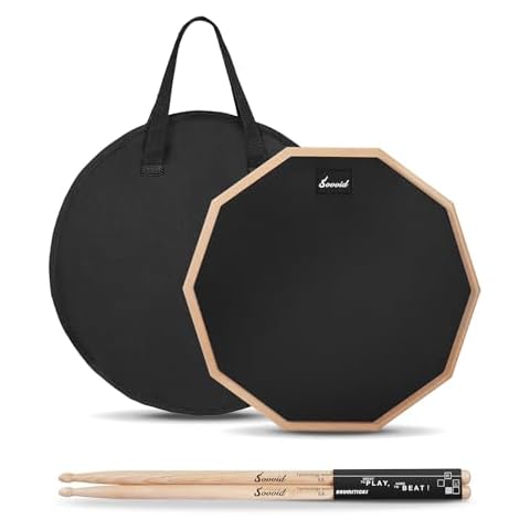 Sovvid 12 Inch Double Sided Drum Pad Cover