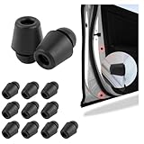 12PCS Rubber Car Door Bumpers Pads, Auto Doors Bumper Guard Protector Shock Absorber Mats Slam Stopper for Front/Rear for Noise Reduction Universal Cars Accessories Fit Most Vehicle SUV Truck