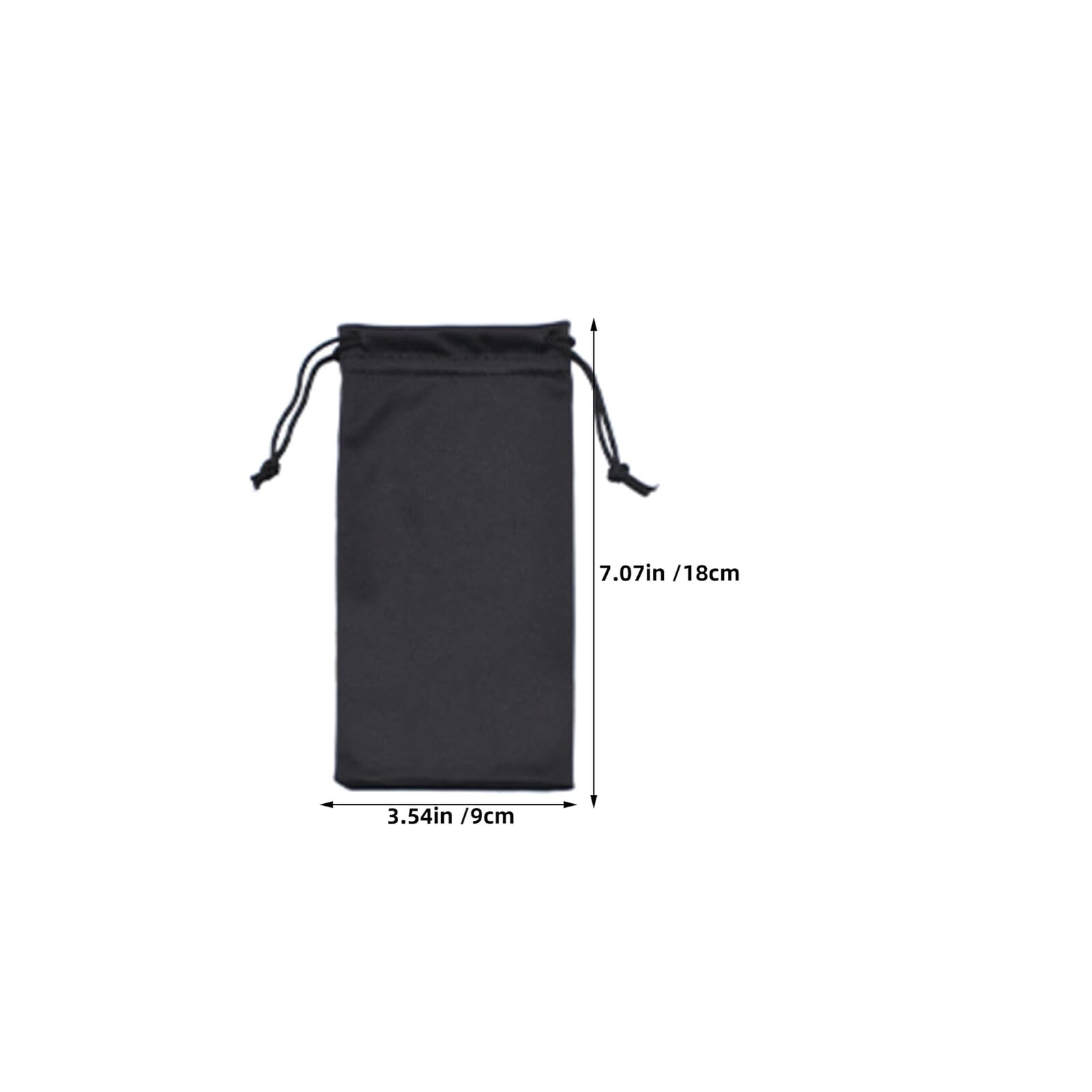 Custodia in Microfibra per Occhiali Coulisse 9x18 Cm Set da 100 Pezzi Custodia Morbida per Occhiali da Sole e Vista per Viaggio Scuola e Uso Quotidiano