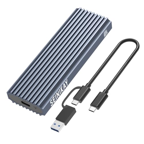 Caja externa M.2 SATA con disipador y USB C 2TB miniatura 1