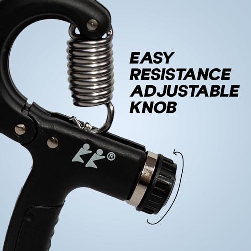 Image of Adjustable Hand Grip Strengthener, Hand Gripper for Men & Women for Gym Workout Hand Exercise Equipment to Use in Home for Forearm Exercise, Finger Exercise Power Gripper