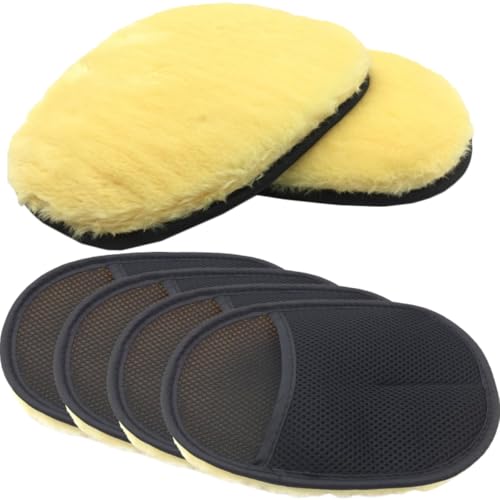 EPIGEIST Guanto per Lavaggio Auto Antigraffio in Lana Sintetica 6 Pezzi, Guanto da Pittura Pollice per Pulizia Auto e Casa, Accessorio per Spolverare e Cura Carrozzeria senza Graffi