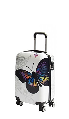 A1 FASHION GOODS Valise à 4 roues en polycarbonate...