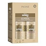 Inoar DayMoist Haircare Duo Shampoo & Conditioner with Argan Oil Complex for Deep Hydration & Repair, 2 x 8.45 Fl Oz