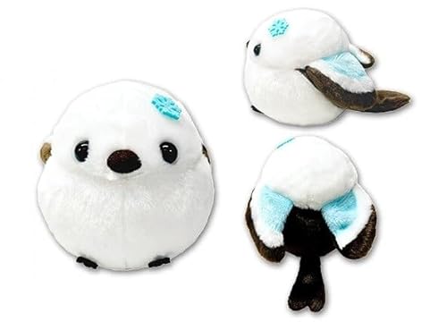 アミューズ ふくふくシマエナガST 雪の妖精シマちゃん ぬいぐるみ 高さ約12cm 703961