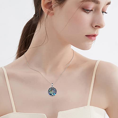 YAFEINI Lord of the Rings Necklace 925 Sterling Silver Tree of Gondor Necklace Jewelry Gifts for Men Women2