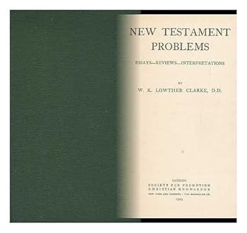 Hardcover NEW TESTAMENT PROBLEMS essays-reviews-interpretations Book