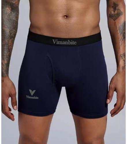 Mens Underwear Boxer Briefs. Soft Cotton. Sweat-Wicking. Long Styles And Short Versin Multiple-Piece Sets.2