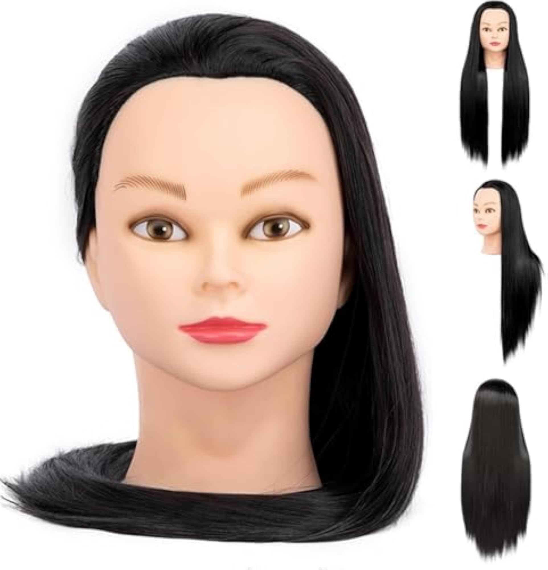 Mannequin Head, 70/30 Training Head for Styling Practice