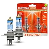 SYLVANIA 9003/H4 SilverStar Ultra Halogen Headlight Bulb, (Contains 2 Bulbs)