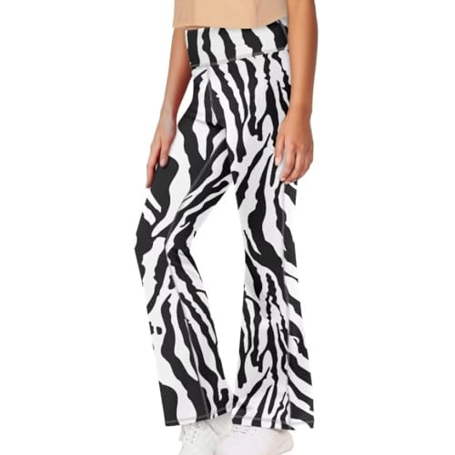 Image of Girls Flare Leggings 5-14T Cute Bell Bottoms for Girl Yoga Pants for Gym