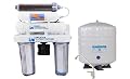 Dual Use 5 Stage Under Sink Reverse Osmosis Drinking & Aquarium Deionization (RO/DI) Water Filter System w/Permeate Pump