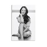 OqcEha Lucy Liu Poster rtro sur toile  suspendre Ide cadeau 20 x 30 cm