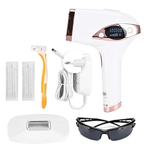 Haarentfernungsmaschine epilierer, Haushaltslaser Haarentfernungsmaschine Enthaarungsmittel Hautverjüngungsinstrument für Mann und Frau(EU-Stecker)