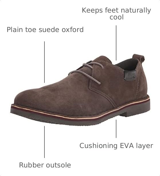 Image of Propet Mens Finn Oxford Casual Shoes - Black