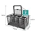 Grey 7-compartment dishwasher basket for silverware, compatible with most brands - GE, Whirlpool, Samsung, Bosch, Maytag, KitchenAid, Kenmore