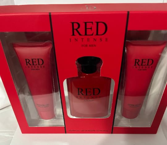Red Intense Cologne 1.7 oz, Shower gel 2.8 oz & 2.8 oz After Shave Balm 3Pc Set Active