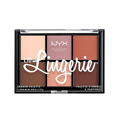 NYX PROFESSIONAL MAKEUP Lid Lingerie Shadow Palette, Eyeshadow Pa...