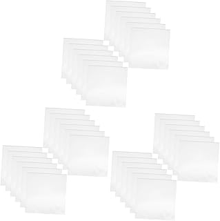 Homoyoyo 75 Peças Bolsa De Proteção De Discos Protetor De Discos De Vinil Mangas Externas De Discos De Vinil Mangas Protetoras De Discos Revestimento Transparente Chiodos Vinil