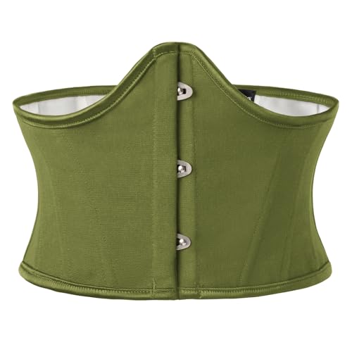 Scarlet Darkness Ren Faire Belts for Women Medieval Waist Cincher Bustier Belt for Party Green Size 8