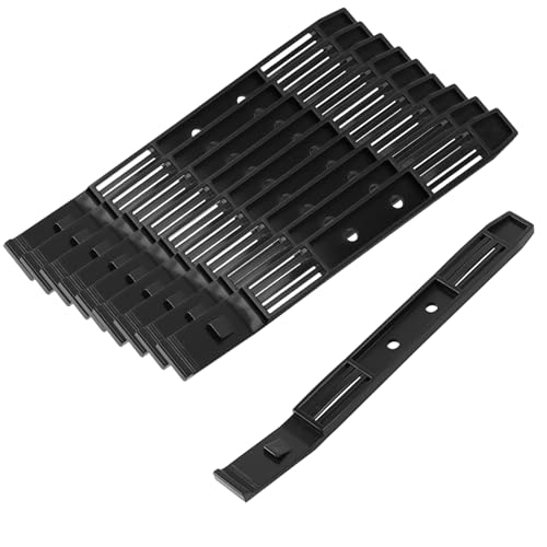 Dasing Lot de 5 paires de rails de disque dur - Accessoires pour boîtiers - En plastique - Pour 3,5 à 5,25